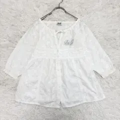 D&G JUNIOR ホワイト Tシャツ レース サイズ12のサムネイル