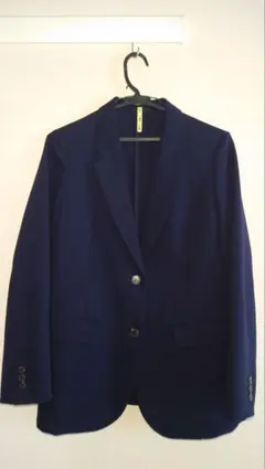 ユニクロ感動スーツ　ネイビー ジャケット&パンツセット