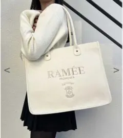 NICECLAUPトリミング刺しゅうトートBAG RAMÉE