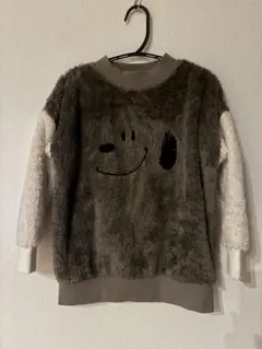 ブランシェス　トレーナー　120 もこもこ　暖か　スヌーピー