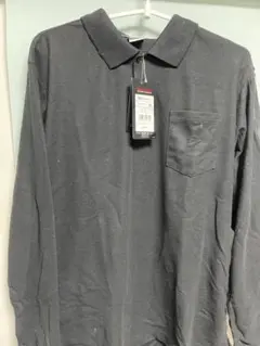 BURTLE 505 長袖ポロシャツ ブラック LL