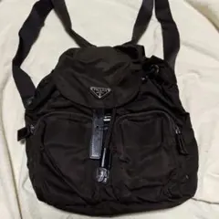 PRADA リュック バックパック ナイロン 三角ロゴ カー