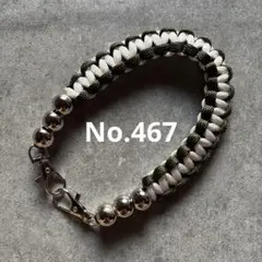 パラコード　ハンドストラップ　スマホストラップ　ハンドメイド　No.467