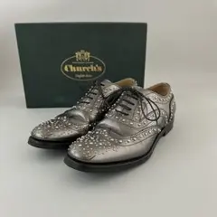 Church’s チャーチ バーウッド25.5-26cm シルバー 系 スタッズのサムネイル