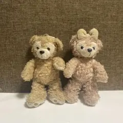 ディズニーシー ダッフィー&シェリーメイぬいぐるみバッジセット