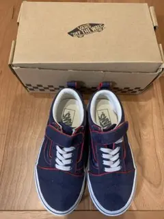 VANS V36CS PIPING オールドスクール18センチネイビー