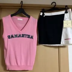 レディースゴルフ　Samantha Thavasa ベストとスカートセット