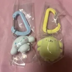 サンリオ　カラフルカラビナマスコットチャーム シナモン　ポムポムプリン