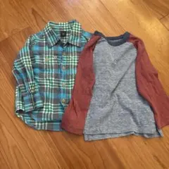 babyGap チェック柄 長袖シャツ 90cm トップス 95cm