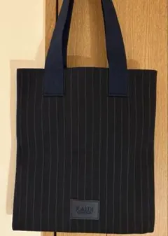 KALDI カルディ トートバッグ エコバッグ ネイビー ストライプ