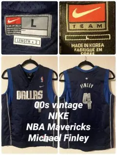 00s NIKE NBAダラスマーベリックスマイケルフィンリーユニフォーム