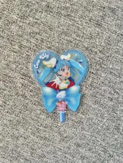 映画 キミとアイドルプリキュア♪うちわ型クリアカード 入場特典　キュアスカイ