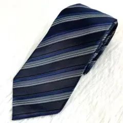 Paul Smith ポールスミス マルチストライプ ネクタイ ネイビー