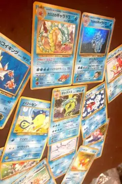 【旧裏】ポケカ 12枚セット サカキのギャラドス、カスミのコイキング、マンタイン 旧裏】ポケカ 12枚セット サカキのギャラドス、カスミのコイキング