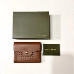LONGCHAMP マドモアゼル　コニャック　二つ折り財布