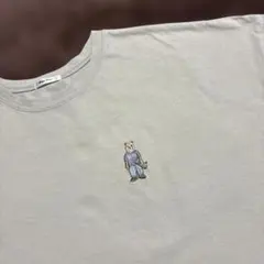 pair pairのクマ刺繍シャツ　男女兼用　フリーサイズのサムネイル