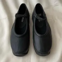 KENZO 　ケンゾー　メリージェーンシューズ　パンプス　ストラップ　レザー　黒