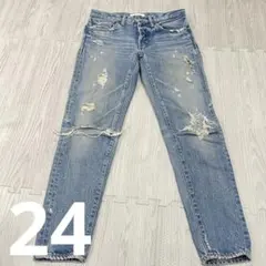 moussy ダメージデニム