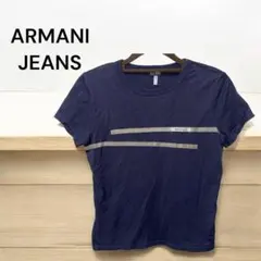 最安値❣️ARMANI JEANS アルマーニジーンズ　濃紺　Tシャツ　42のサムネイル