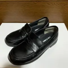 COMME CA ISMキッズ ローファー 黒　19cm