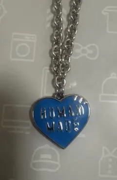 HUMAN MADE HEART NECKLACE ハートネックレス ブルー - メルカリ