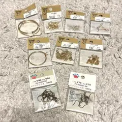 貴和製作所　ピアス用金具　ゴールド・マットシルバー