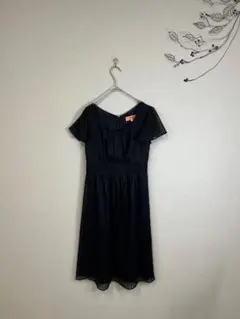 SunaUna ワンピース ブラック 小さいサイズ 36 【c0100】