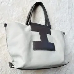 ✨ IACUCCI ソルベット　トートバッグ　キャンバス　レザー　イアクッチ　M