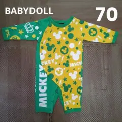 BABYDOLL ミッキーマウスロンパース　70cm
