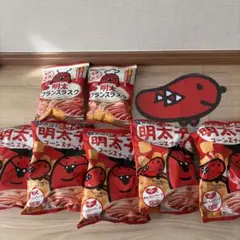 めんたいパーク　明太フランスラスク　明太子コーンスナック　メガネ拭き