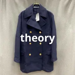 N281◯ 新品 theory レディース ウールコート 金ボタンのサムネイル