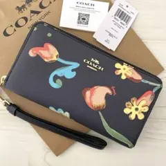 ★ 限定品！新品 COACH コーチ 長財布 花柄