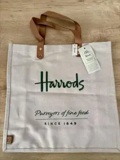 Harrods トートバッグ キャンバス