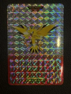 G08 BANDAI 1996 ポケモン カードダス サンダー キラ プリズム - メルカリ
