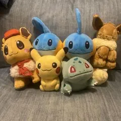 ポケモンぬいぐるみ 6体セット 公式 まとめ売り　イーブイ限定品