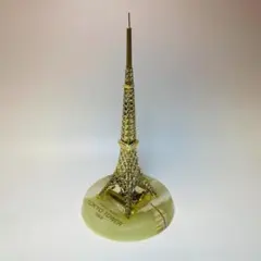 東京タワー 金属製ミニチュア模型 1958年 オニキス台座 箱付（000773） 東京タワー 金属製ミニチュア模型 1958年 オニキス台座 箱付（000773