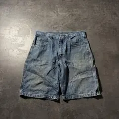 WranglerラングラーデニムショートパンツジョーツバギーデニムW33古着