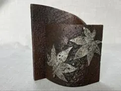 アルミ鋳物製アート花器