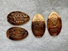 ディズニーリゾート エンボスメダル 4枚セット