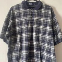 【POLO by Ralph Lauren】ポロシャツ/チェック/オーバーサイズ