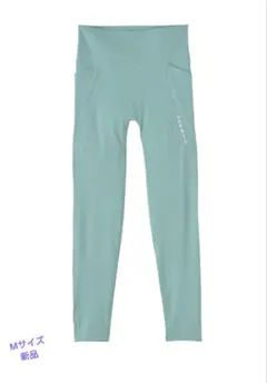 【値下げ交渉歓迎】ミントグリーン Mサイズ ハイウエストレギンス(10分丈)