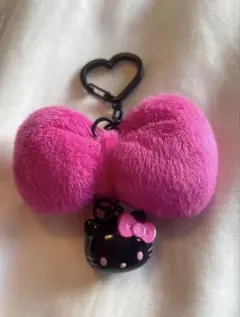 リボンキーホルダー（I Love Hello Kitty）