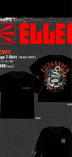 新品　エルレガーデン　ELLEGARDEN Voyage Tシャツ　L