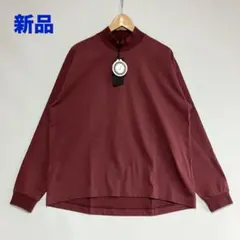 新品 Audience MVS天竺8オンス モックネックバルーンTシャツ 黒M 