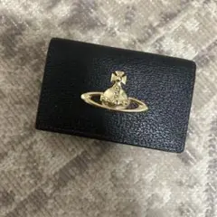 W*♡様 Vivienne Westwood 黒 レザー 名刺入れ