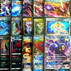 ポケモンカード ブラッキーGX 伝説 幻 キラ プロモ まとめ売り 15枚