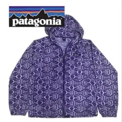 Patagonia フーデッドジャケット 総柄 パープルのサムネイル
