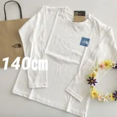 新品◇ノースフェイス◇白◇ロンT◇Tシャツ◇長袖◇パタゴニア/ロゴ/ホワイト/