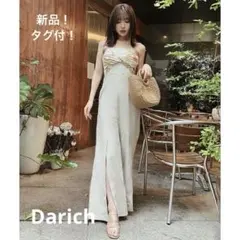 新品タグ付✨Darich❤️2WAY リネン混 ベアオールインワン イエロー系のサムネイル