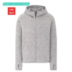 美品✨️ユニクロ ドライ EXUVカット フルジップパーカー パーカー 男女兼用